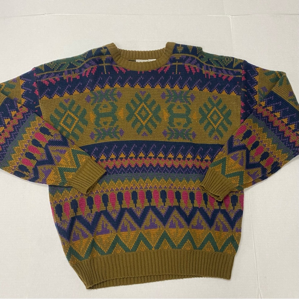 90’s Tribal Print Sweater